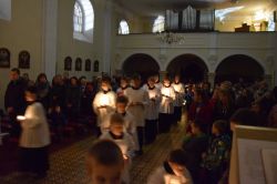 Betlémské světlo v kostele