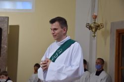 Novokněžské požehnání O. Martina a vítání jáhna Jiřího