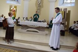 Novokněžské požehnání O. Martina a vítání jáhna Jiřího