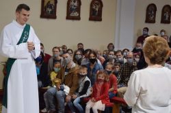 Novokněžské požehnání O. Martina a vítání jáhna Jiřího