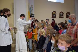 Novokněžské požehnání O. Martina a vítání jáhna Jiřího